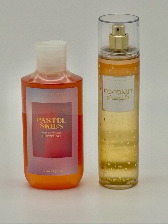 Other - Bath & Body Works Pastel Skies Shower Gel & Coconut Pineapple Spray NWT